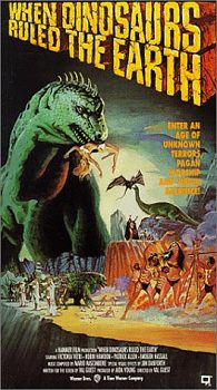 "Cuando los dinosaurios dominaban la Tierra" uno de los t�tulos de "cine prehist�rico" nacidos al amparo del �xito de "Hace un mill�n de a�os".