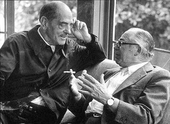Billy y Bu�uel, en 1972: dos de los cineastas que mejor han retratado al ser humano, sus esperanzas y sus ambiciones.