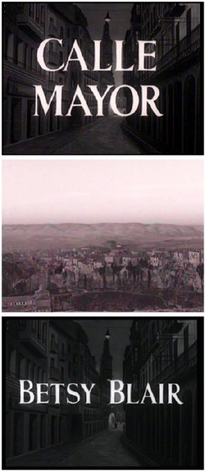Nueve visiones de "Calle Mayor", una visin sobre una "ciudad cualquiera" de provincias donde la autntica estrella de la funcin acaba siendo la extraordinaria Betsy Blair.