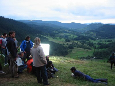 Kusturica durante el rodaje de su ltimo filme.