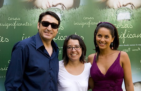 Carmelo G&oacute;mez, Andrea Mart&iacute;nez Crowther y B&aacute;rbara Mori