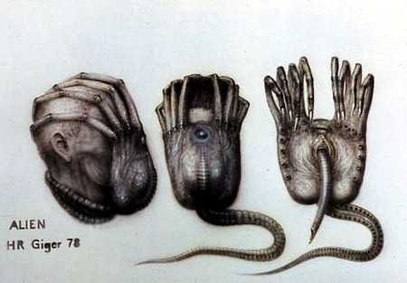 Diseños de Giger para la evolución de 'Alien' Diseños de Giger para la evolución de 'Alien'