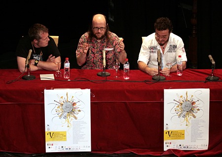 Germ&aacute;n Bar&oacute;n, Santiago Segura y Roque Ba&ntilde;os