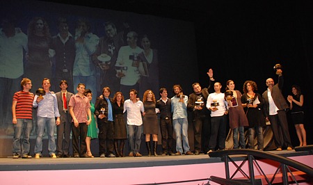 Los premiados en el primer Festival de cine de Ciudad Real