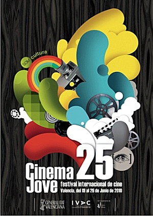 Cartel de Cinema Jove 2010... ¿el 25 aniversario?
