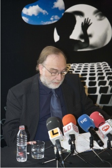 Fernando Méndez Leite en la Mostra de Valencia, donde se realizó esta entrevista