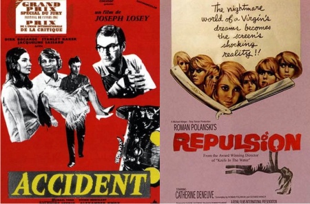 'Repulsión' de Polanski y 'Accidente' de Losey
