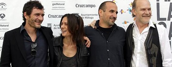 Pau Freixas en el Festival de Málaga, durante la presentación de Héroes