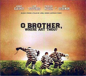 O Brother, Where Art Thou? (2000) es el único film de los Coen que no cuenta con música original de Carter Burwell O Brother, Where Art Thou? (2000) es el único film de los Coen que no cuenta con música original de Carter Burwell
