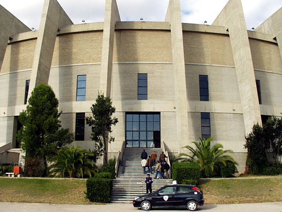 El mítico paraninfo de la Universidad Laboral de Cheste