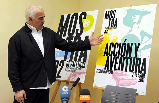 Óscar Mariné ha diseñado una buena colección de carteles para la Mostra de Valencia Óscar Mariné ha diseñado una buena colección de carteles para la Mostra de Valencia