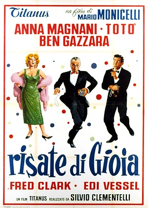 Risate di Gioia es la historia de dos actores teatrales que no encuentran su lugar en el cine italiano de los 60