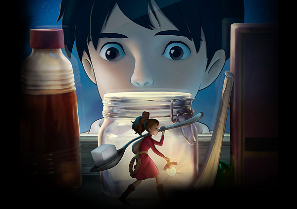 Arrietty y el mundo de los diminutos cuenta la historia de una familia de seres enanos que vive bajo el suelo de una antigua casa de campo arrietty-5
