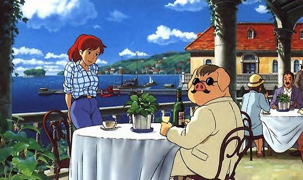 Un prodigio de imaginación al servicio de un filme memorable que posee una excelente banda sonora de Joe Hisaishi porco-rosso-11