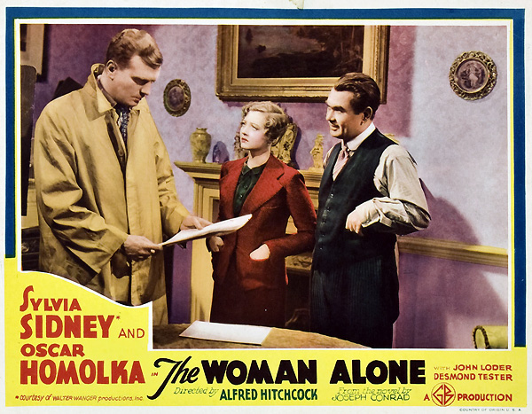 Sabotaje (Sabotage, 1936) se estrenó en Estados Unidos con el título de 'A woman alone' sabotaje-2