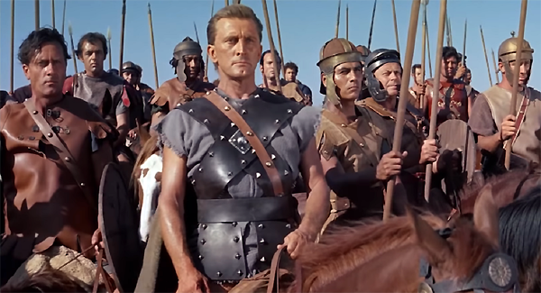 Kirk Douglas en la batalla final de "Espartaco", rodada en España kirk-douglas-00