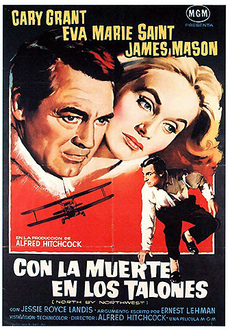 Con la muerte en los talones (North by northwest, 1959), de Alfred Hitchcock con-la-muerte-en-los-talones-0