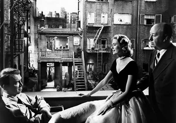 James Stewart, Grace Kelly y Hitchcock en rodaje de "La ventana indiscreta" grace-kelly-3