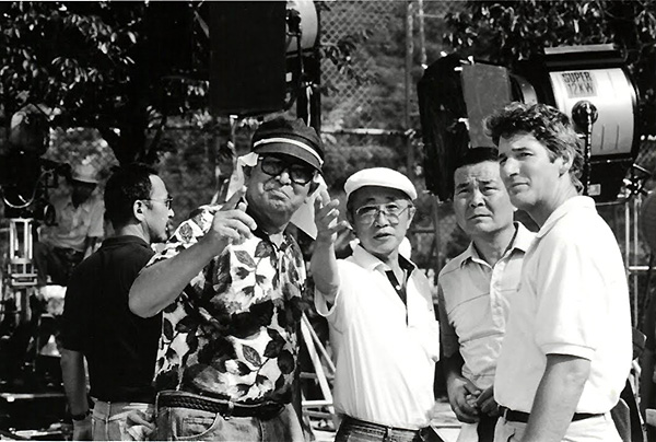 Kurosawa con Richard Gere, durante el rodaje de "Rapsodia en agosto" rapsodia-en-agosto-4