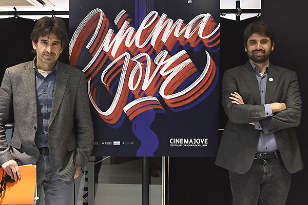 José Luis Moreno, y el director artístico del Festival Internacional de Cine de València, Carlos Madrid cinema-jove-1-presentacion